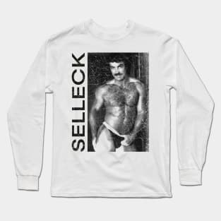 Selleck Vintage - Distressed Long Sleeve T-Shirt